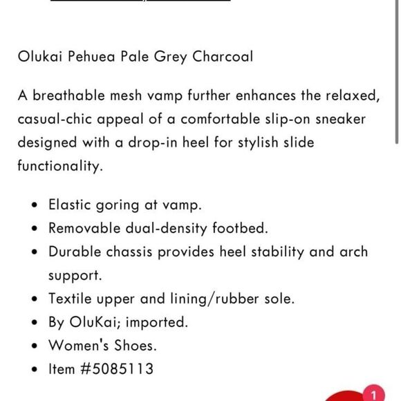 Olukai Pehuea Breathable Slip On Sneakers - Picture 2 of 10